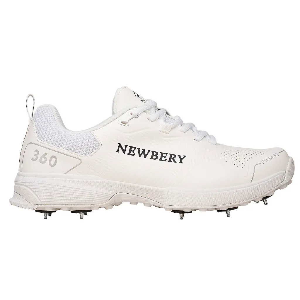 1 - Shoe White 360 Spikes Side.webp