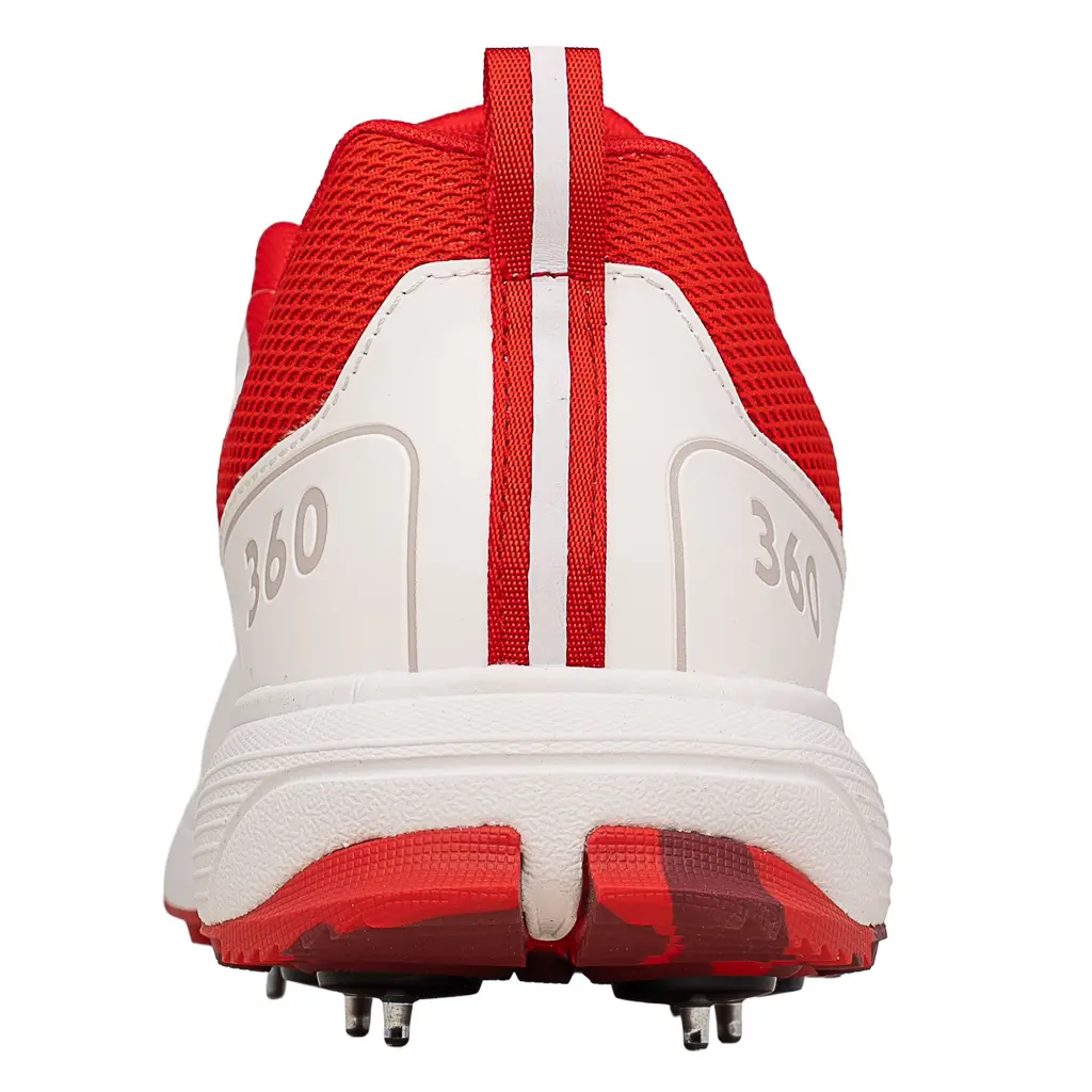 2 - Shoe White Red 360 Spikes Back.webp