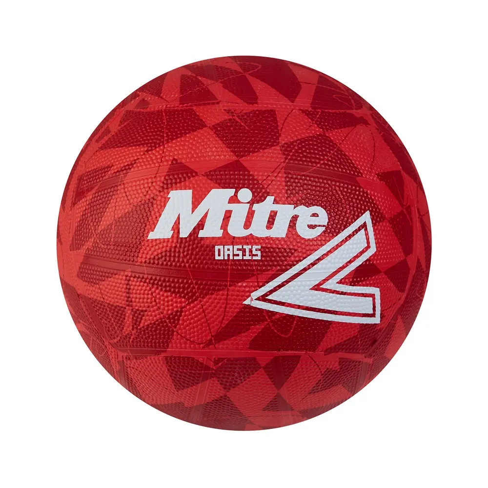 Mitre Oasis Netball Red/White