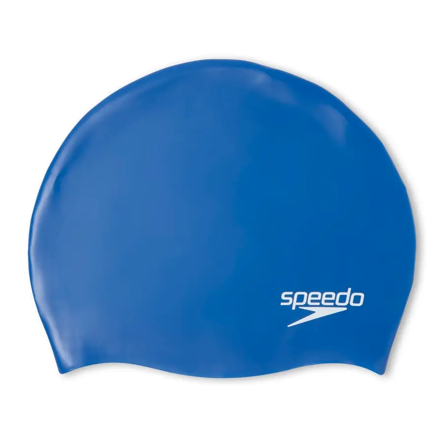 Speedo Junior Silicone Cap Royal Blue