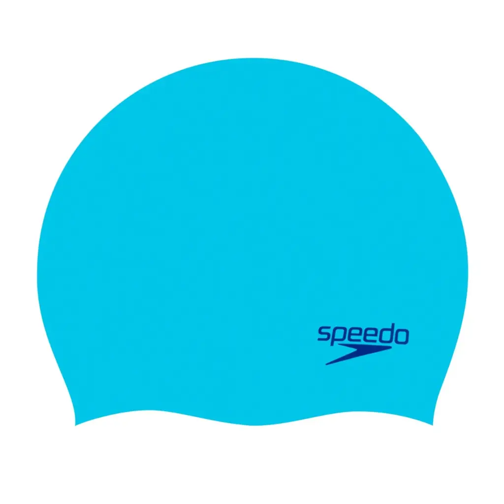 Speedo Junior Silicone Cap Blue/Blue