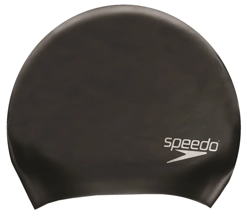 Speedo Swim Cap Long Hair Adults - Black