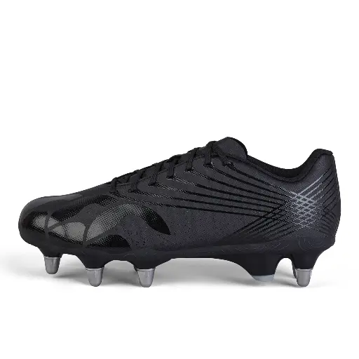 [428] Canterbury Stampede Team Rugby Boot SG Black/Silver