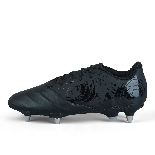 [431] Canterbury Genesis Team Rugby Boot SG  Black/Silver