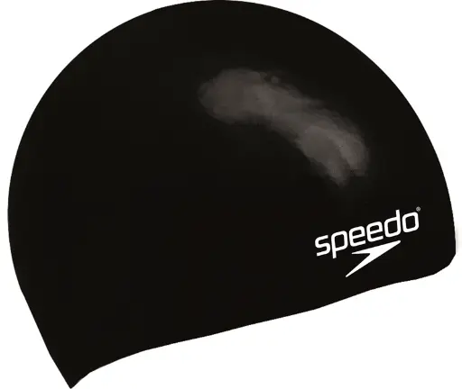 Speedo Junior Silicone Cap Black