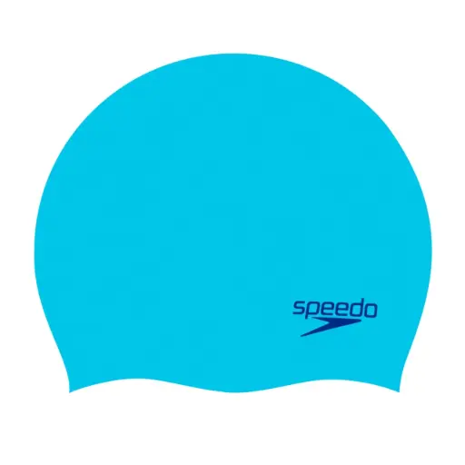 Speedo Junior Silicone Cap Blue/Blue