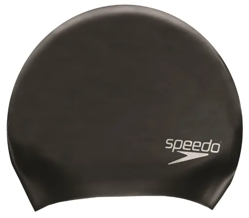 Speedo Swim Cap Long Hair Adults - Black