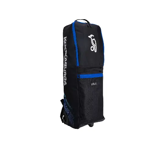 [9641] Kookaburra Cricket Bag WD5000 Wheelie Duffle Black/Blue
