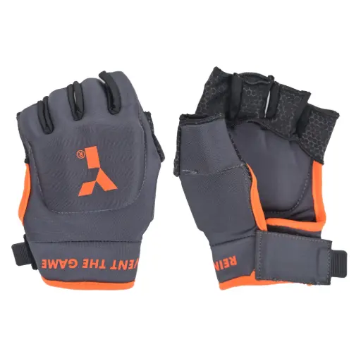 Y1 - MK PRO Shell Glove Short Grey/Orange