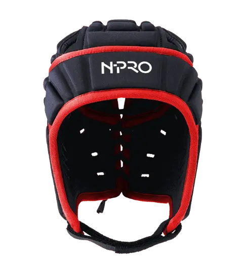 N-Pro Rugby Headguard Red